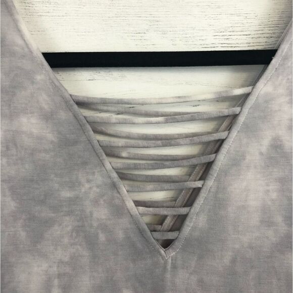 American Eagle Tie Dye Color block Ladder Sexy Top - Picture 6 of 8